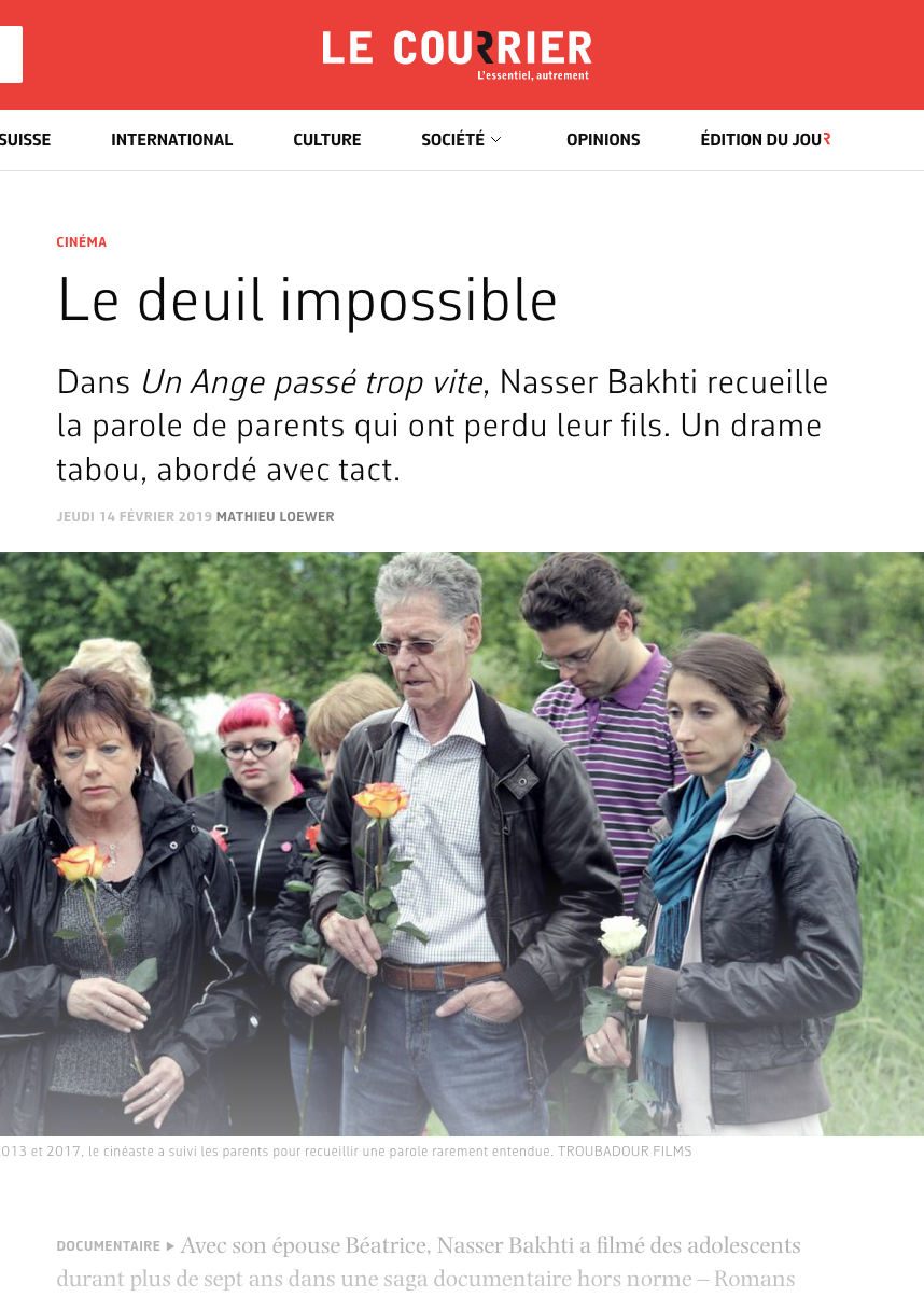 Le deuil impossible